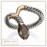 Medievale serpente bracciale arg & 9kt | Gioielli De Nobili